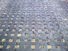 PERFO geogrid gravel stabilisation car park