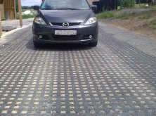 PERFO georgrid parking ground reinforcement