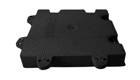 black marking geogrid tile